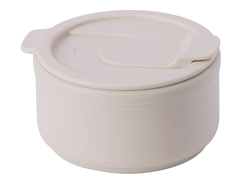 Силиконовый складной стакан GoCup, бежевый - рис 4.