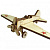 3D конструктор из дерева Советский истребитель И-16 - миниатюра