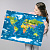 Карта мира детская с наклейками - миниатюра - рис 2.