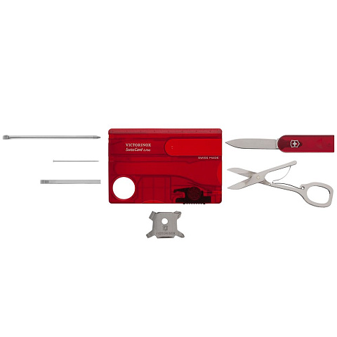 Набор инструментов SwissCard Lite, красный - рис 5.