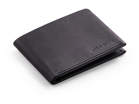 Подарочный набор Long River: кошелек, ремешок для ключей, черная коробка - рис 5.