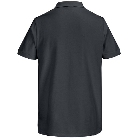 Рубашка поло унисекс Pacific, темно-серая (графит) - рис 3.