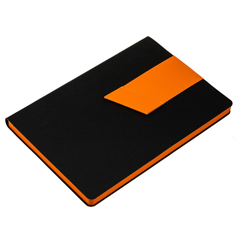 Ежедневник Bookmark, недатированный, черный с оранжевым - рис 4.