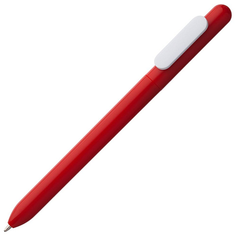 Ручка шариковая Swiper, красная с белым - рис 2.