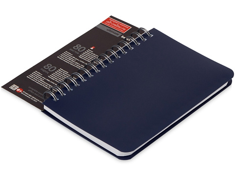 Бизнес - блокнот А6 (99 х 139 мм.) xPro 80 л., синий - рис 3.