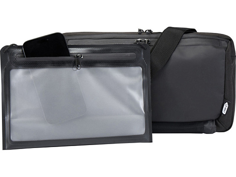 Roam модульная сумка-слинг из переработанных материалов, сертифицированных согласно GRS - сплошной черный - рис 5.