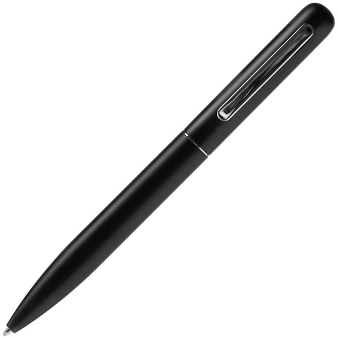 Ручка шариковая Scribo, матовая черная - рис 3.