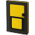 Ежедневник Mobile, недатированный, черно-желтый - миниатюра