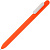 Ручка шариковая Swiper Soft Touch, неоново-оранжевая с белым - миниатюра