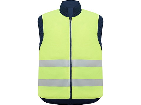 Жилет Persei, нэйви/неоновый желтый - рис 2.