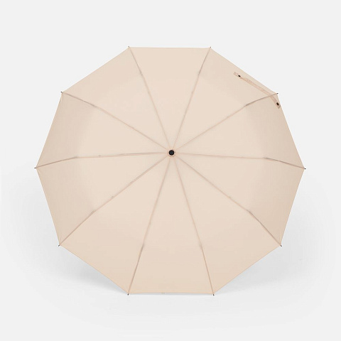 Зонт складной Cloudburst в подарочной упаковке, бежевый - рис 3.