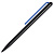 Шариковая ручка GrafeeX в чехле, черная с синим - миниатюра