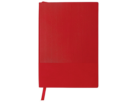 Набор блокнот в гибкой обложке А5 и металлическая шариковая ручка Nabokov, красный - рис 4.