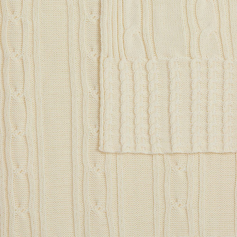 Плед Remitti, белый (молочный) - рис 4.