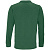 Рубашка поло унисекс с длинным рукавом Planet LSL, темно-зеленая - миниатюра - рис 4.