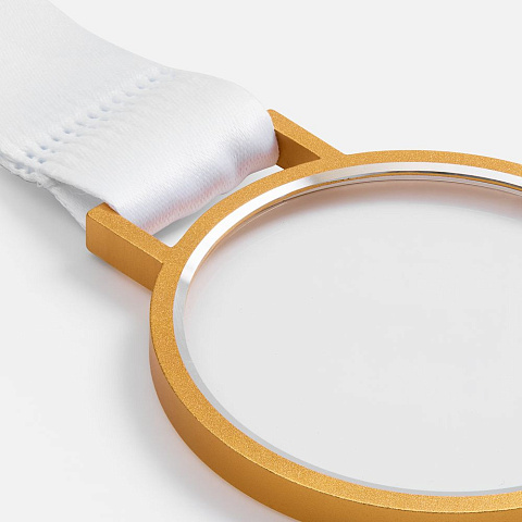 Медаль Glassica, золотистая - рис 3.