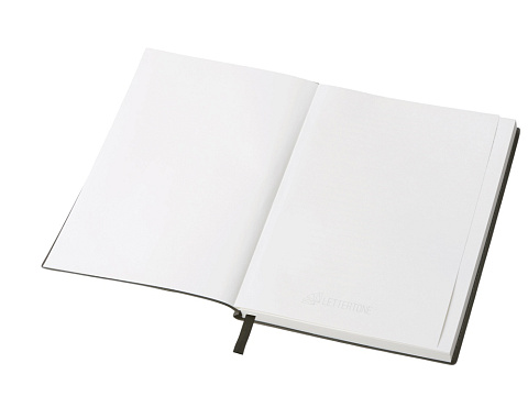 Блокнот А5 Bradbury, гибкая обложка, 80 листов 80 гр/м2 FSC бумага, темно-серый - рис 4.