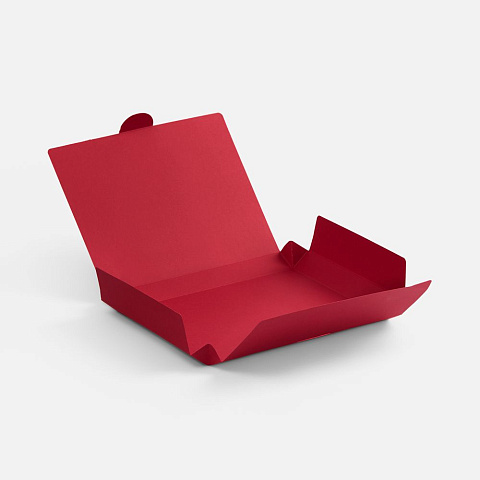 Коробка самосборная Flacky, темно-красная - рис 4.