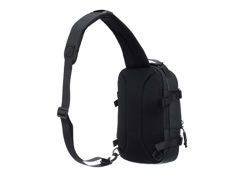 Рюкзак на одно плечо TORBER Xtreme, чёрный, 20 х 8 х 31 см, 5л - рис 3.