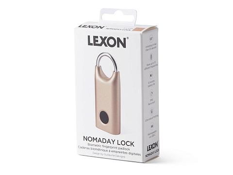 Замок с сенсором Noma Lock, темно-синий - рис 7.