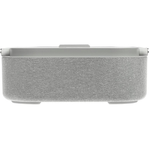 Колонка с часами и беспроводной зарядкой Veske ver.2, серая - рис 5.