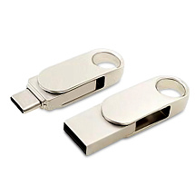 Флешка Uranium на 16 Гб, серебристый