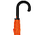 Зонт-трость Undercolor с цветными спицами, оранжевый - миниатюра - рис 6.