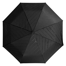 Черный зонт с проявляющимся рисунком