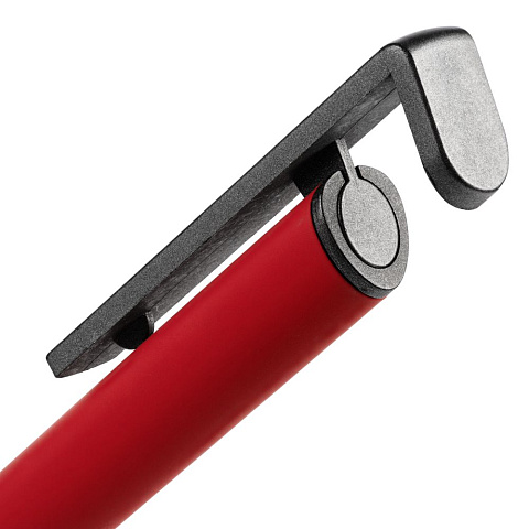 Ручка шариковая Standic с подставкой для телефона, красная - рис 7.