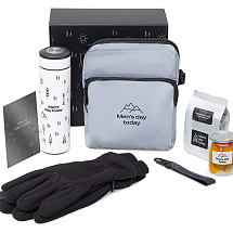 Подарочный набор Re:m. Step  с термосом, перчатками и сумкой