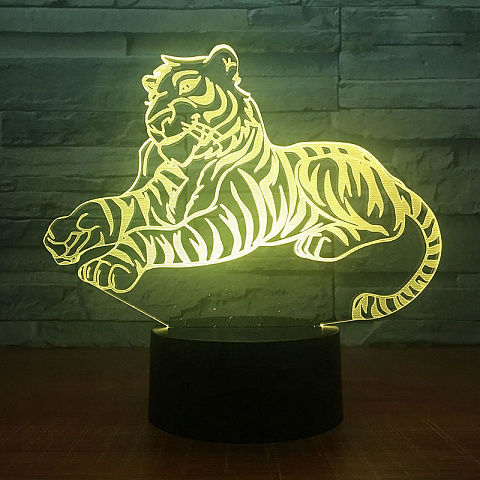 3D светильник Тигр - рис 3.