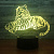 3D светильник Тигр - миниатюра - рис 3.