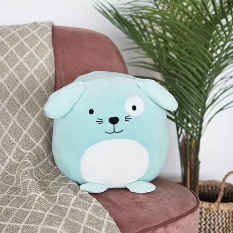 Подушка диванная "Зеленая собака" - рис 3.