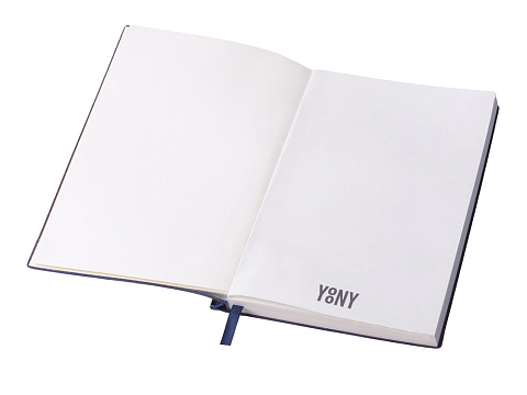 Блокнот А5 Scribe, гибкая обложка, 96 листов 80 гр/м2, темно-синий - рис 4.