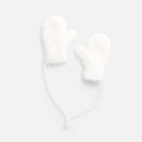 Подвеска на елку «Вьюшка», варежки, белая
