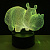 3D лампа Бегемот - миниатюра - рис 3.