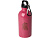 Одностенная бутылка для воды с карабином Oregon, изготовленная из нержавеющей стали, сертифицированной по стандарту RCS, объемом 400 мл - Фуксия - миниатюра - рис 4.