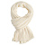 Зимний теплый шарф (молочно-белый) - миниатюра