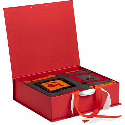 Коробка для подарков на ленте (36х31 см) - рис 13.