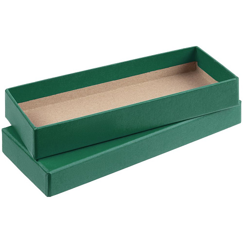 Коробка Notes с ложементом для ручки и флешки, зеленая - рис 4.
