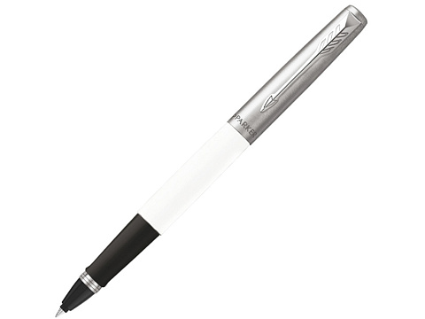 Ручка-роллер Parker Jotter Original T60 White СT (чернила черные) в подарочной коробке