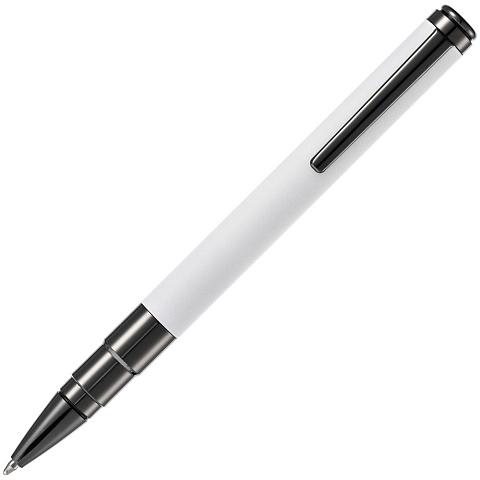 Ручка шариковая Kugel Gunmetal, белая - рис 4.