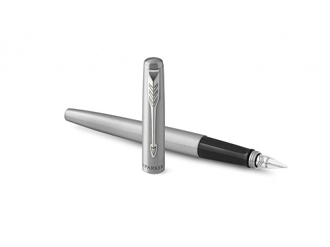 Перьевая ручка Parker Jotter Stainless Steel CT, Mblue - рис 4.