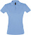 Рубашка поло женская Perfect Women 180 голубая - миниатюра - рис 2.
