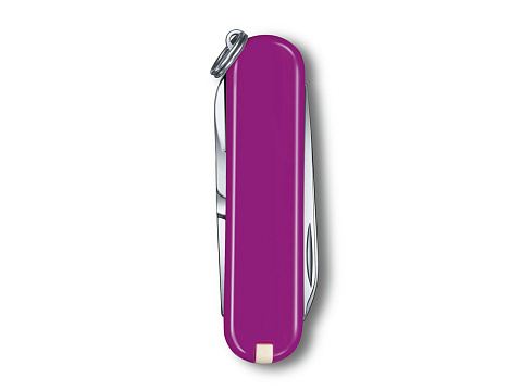 Нож-брелок VICTORINOX Classic SD Colors Tasty Grape, 58 мм, 7 функций, фиолетовый - рис 3.