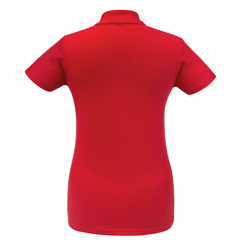 Рубашка поло женская ID.001 красная - рис 3.