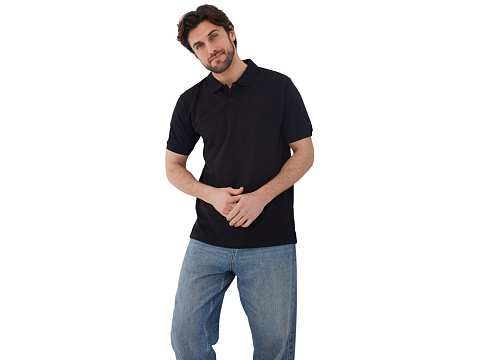 Рубашка поло Dubai мужская, черный - рис 6.