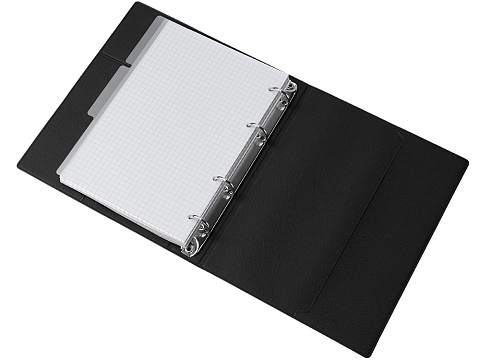 Блокнот на кольцах Favor, черный - рис 8.