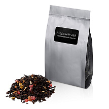 Чай черный Королевский манго с ананасом,50 гр.,серебристый матовый пакет с нашей этикеткой лицевой