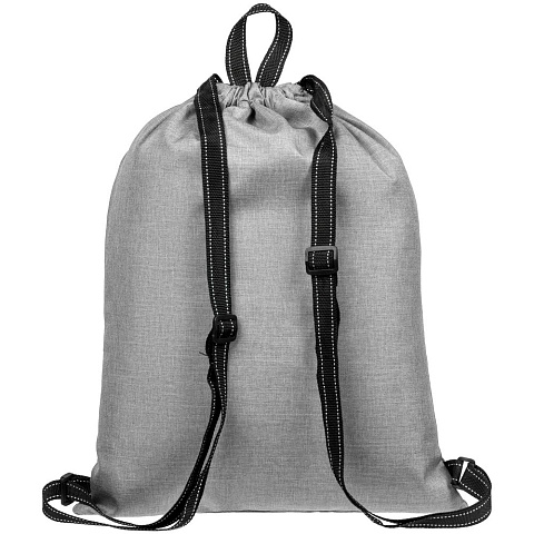 Рюкзак-мешок Melango, серый - рис 4.